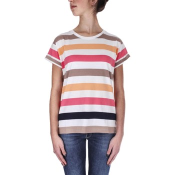 Textiel Dames T-shirts korte mouwen Barbour LML0759 Orange