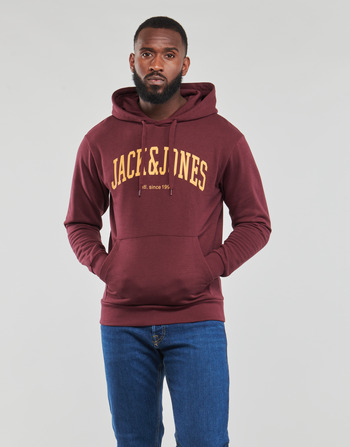 Textiel Heren Sweaters / Sweatshirts Jack & Jones JJEJOSH SWEAT HOOD Bordeaux