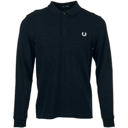 Textiel Heren T-shirts & Polo’s Fred Perry LS Plain Shirt Blauw