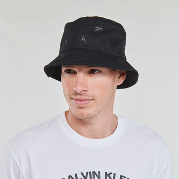 Calvin Klein Jeans SPORT ESSENTIALS BUCKET HAT AOP Zwart