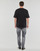 Textiel Heren T-shirts korte mouwen Calvin Klein Jeans STACKED ARCHIVAL TEE Zwart