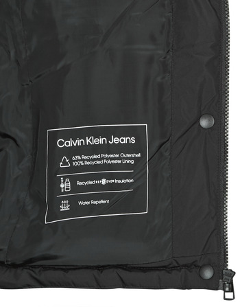 Calvin Klein Jeans MONOLOGO NON DOWN SHORT PUFFER Zwart