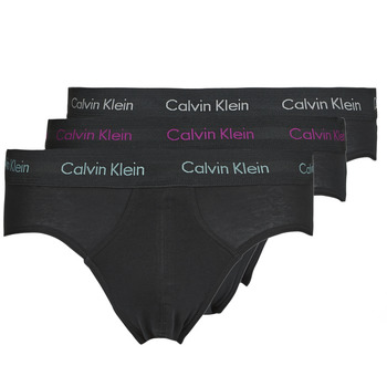 Ondergoed Heren Slips Calvin Klein Jeans HIP BRIEF X3 Zwart