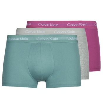 Ondergoed Heren Boxershorts Calvin Klein Jeans TRUNK X3 Roze / Blauw / Grijs