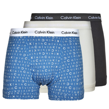 Ondergoed Heren Boxershorts Calvin Klein Jeans TRUNK X3 Zwart / Grijs / Blauw