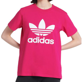 Textiel Dames T-shirts korte mouwen adidas Originals  Roze