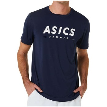 Textiel Heren T-shirts korte mouwen Asics Court Tennis Graphic Marine
