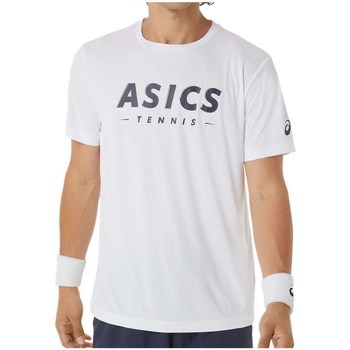 Textiel Heren T-shirts korte mouwen Asics Court Tennis Graphic Wit