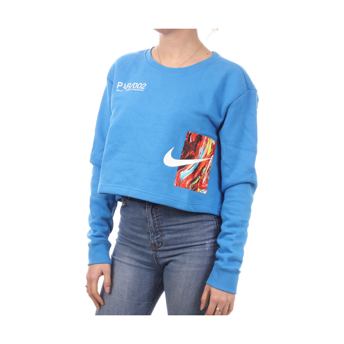 Textiel Dames Sweaters / Sweatshirts Nike  Blauw