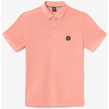 Textiel Heren T-shirts & Polo’s Le Temps des Cerises Poloshirt DYLON Orange