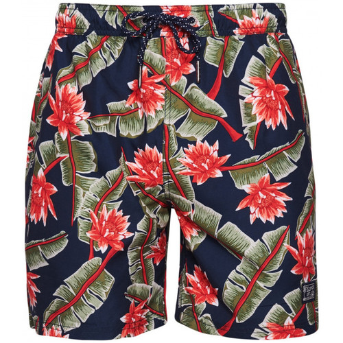 Textiel Heren Zwembroeken/ Zwemshorts Superdry Vintage hawaiian swimshort Blauw