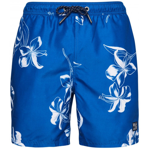 Textiel Heren Zwembroeken/ Zwemshorts Superdry Vintage hawaiian swimshort Blauw