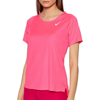 Textiel Dames T-shirts korte mouwen Nike  Roze