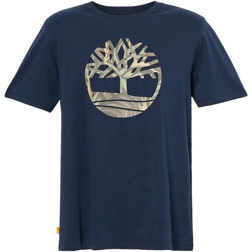 Textiel Kinderen T-shirts korte mouwen Timberland 208635 Wit