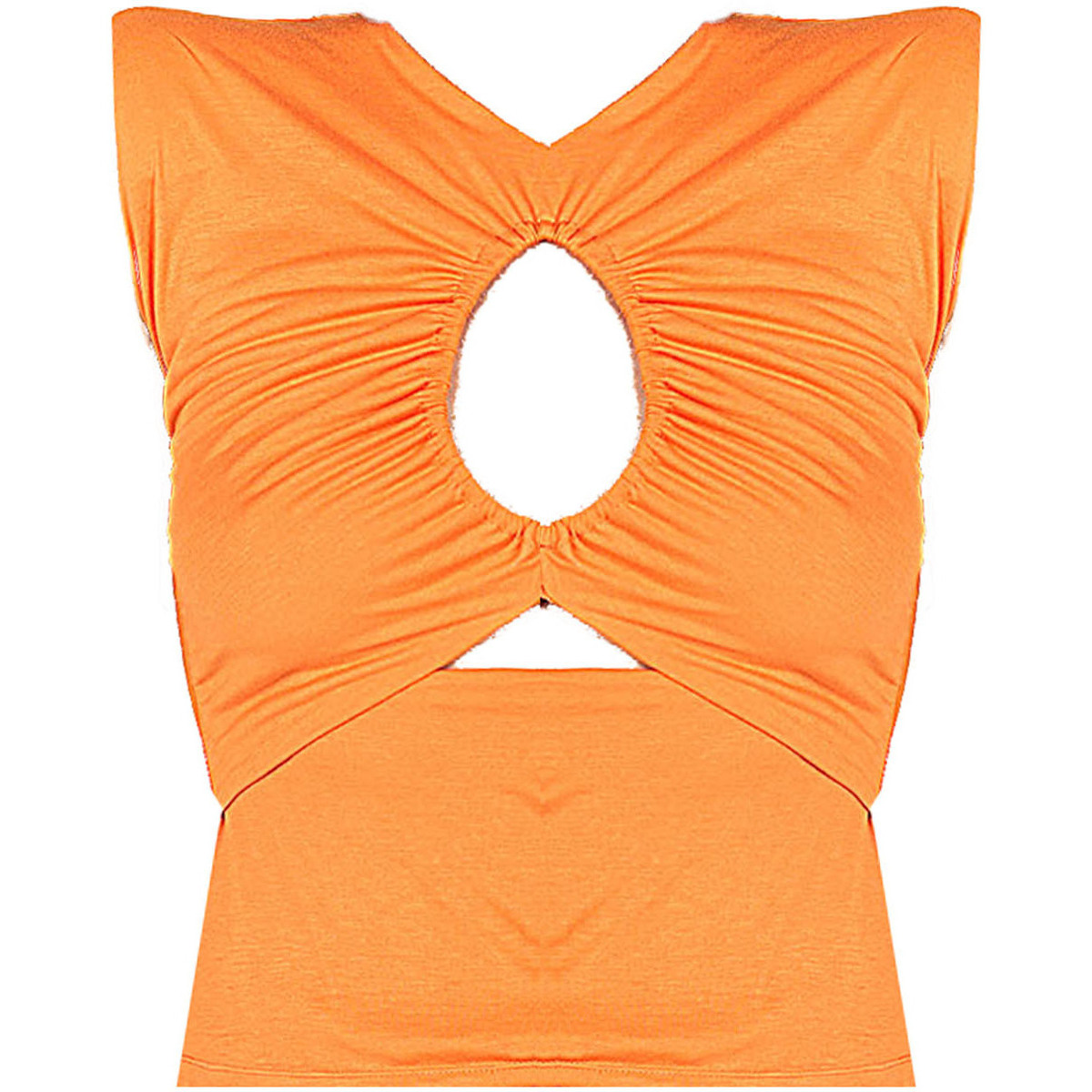 Textiel Dames Tops / Blousjes Pinko 1G76G 1834 | Trezzo Blusa Orange