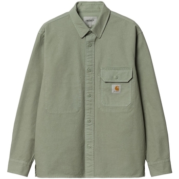 Textiel Heren Overhemden lange mouwen Carhartt Reno Shirt Jac - Yucca Groen