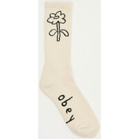 Ondergoed Heren Sokken Obey spring flower socks Wit
