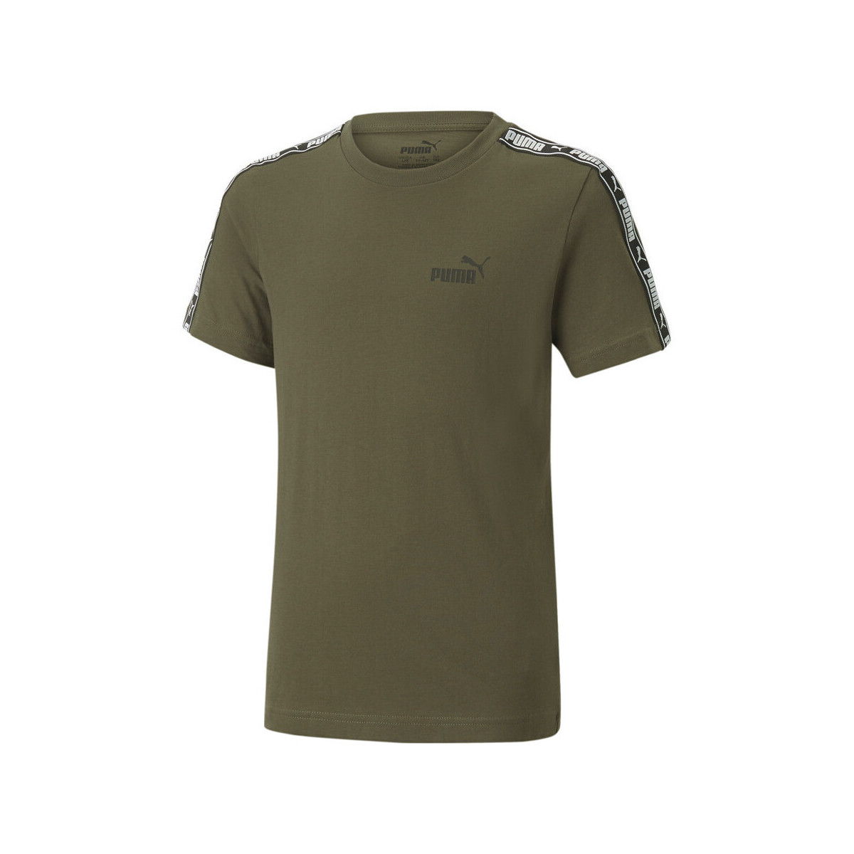 Textiel Jongens T-shirts & Polo’s Puma  Groen
