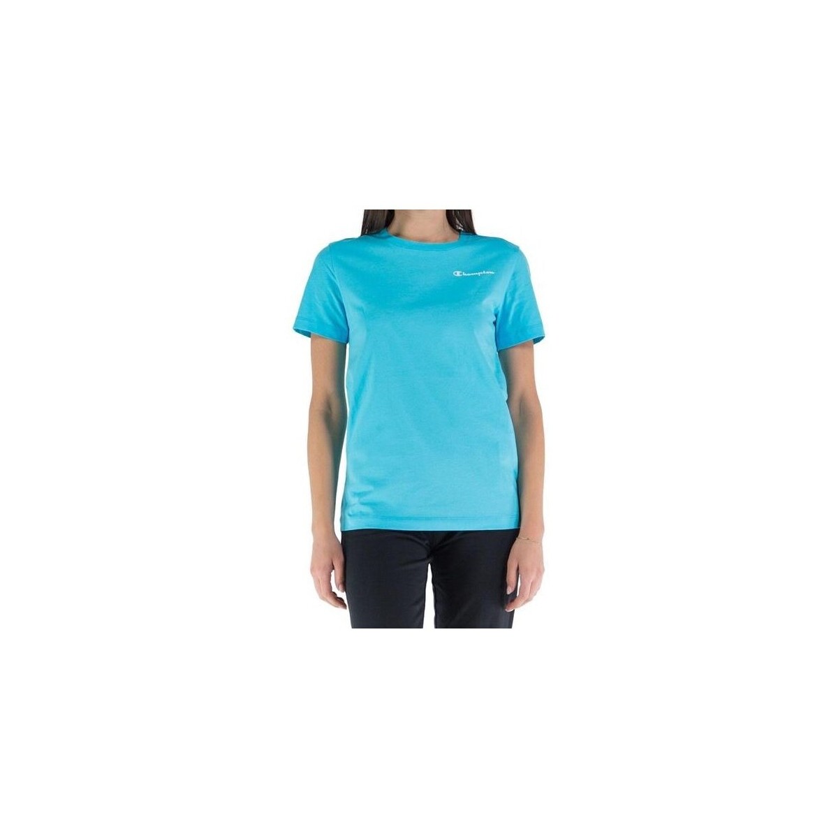 Textiel Dames T-shirts korte mouwen Champion 114912BS128 Blauw