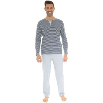 Textiel Heren Pyjama's / nachthemden Christian Cane WILFRID Blauw