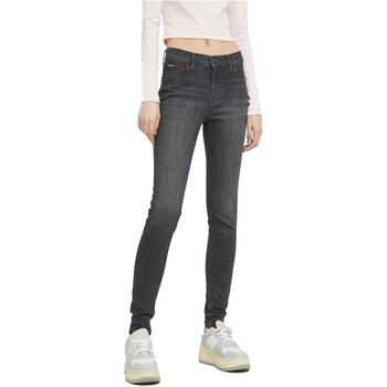 Textiel Dames Skinny jeans Tommy Jeans DW0DW15487 Zwart
