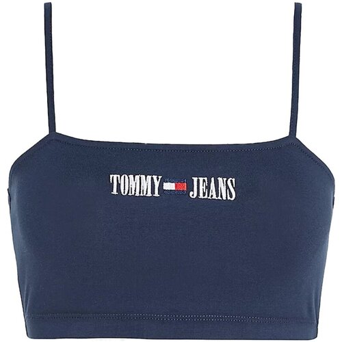 Textiel Dames Mouwloze tops Tommy Jeans DW0DW15458 Blauw