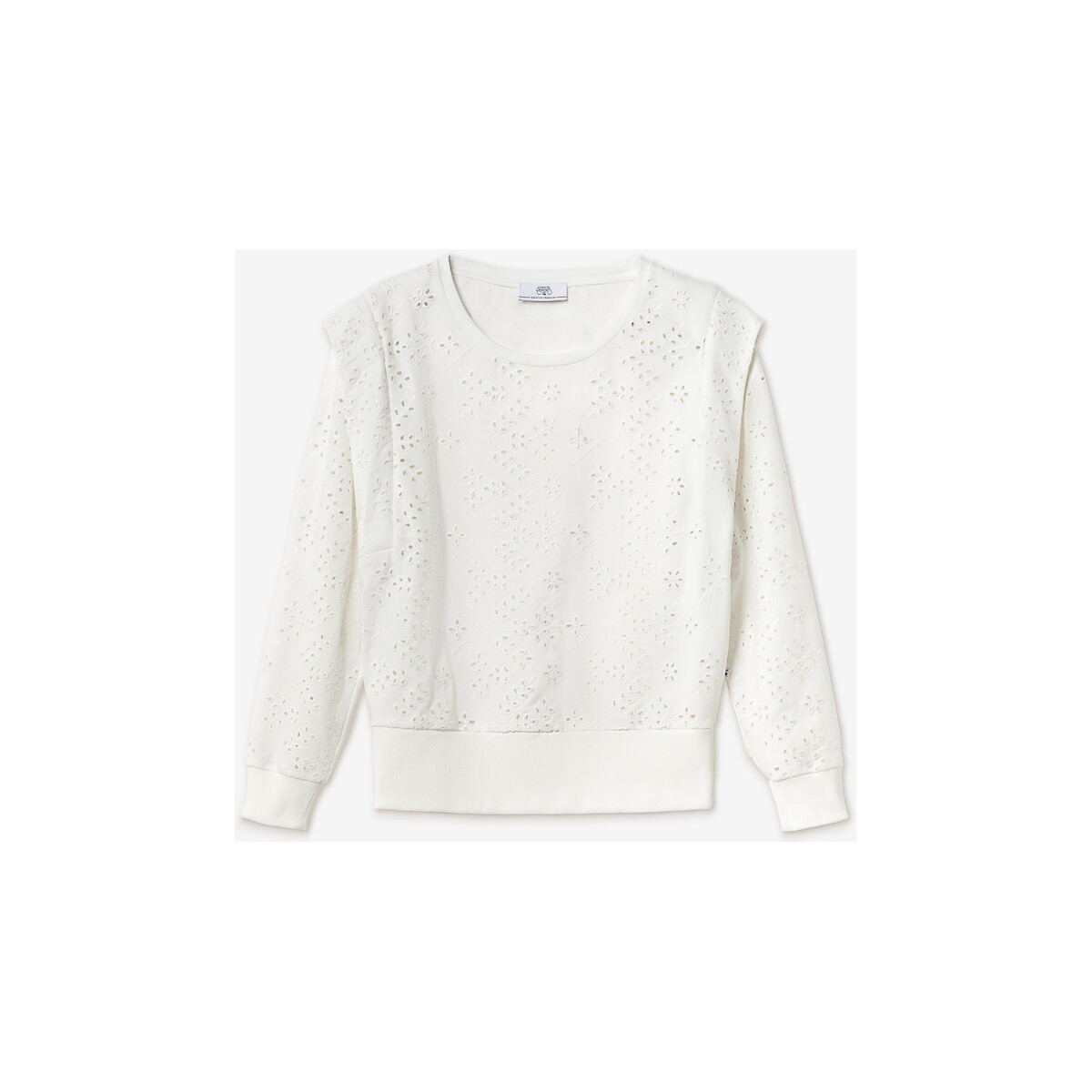 Textiel Dames Sweaters / Sweatshirts Le Temps des Cerises Sweater PLUME Wit