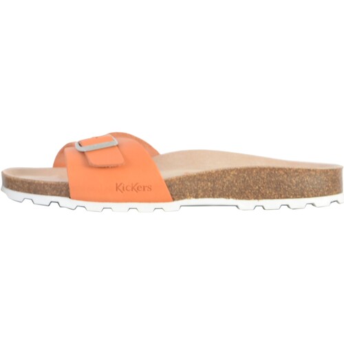 Schoenen Dames Leren slippers Kickers 209234 Orange