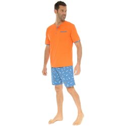Textiel Heren Pyjama's / nachthemden Christian Cane WINSTON Orange