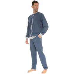 Textiel Heren Pyjama's / nachthemden Christian Cane WILDRIC Blauw