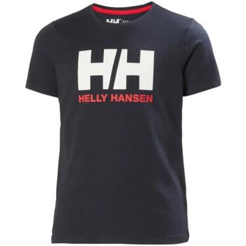Textiel Jongens T-shirts korte mouwen Helly Hansen  Blauw