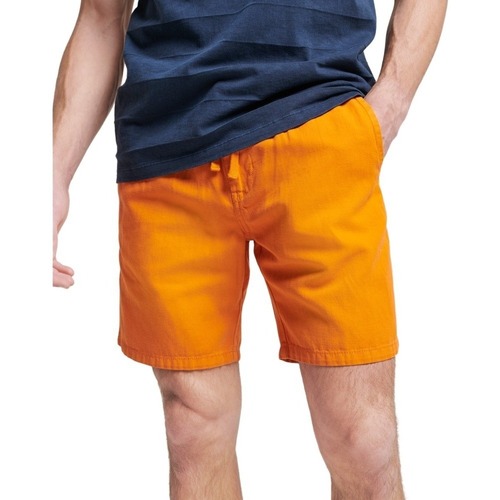 Textiel Heren Korte broeken / Bermuda's Superdry Short  Vintage Overdyed Orange