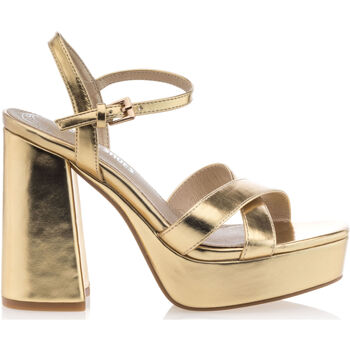 Schoenen Dames Sandalen / Open schoenen Vinyl Shoes sandalen / blootsvoets vrouw geel Goud
