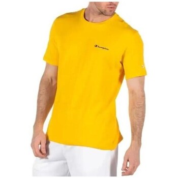 Textiel Heren T-shirts korte mouwen Champion Crewneck Tshirt Geel