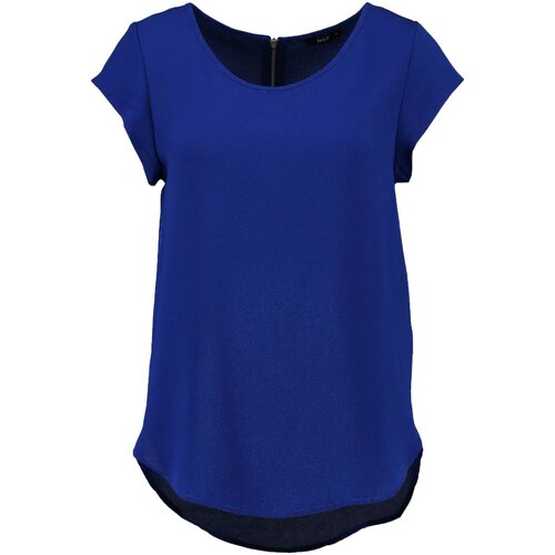 Textiel Dames T-shirts & Polo’s Only ONLVIC S/S SOLID TOP NOOS PTM Blauw