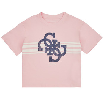 Textiel Meisjes T-shirts korte mouwen Guess J3YI36 Roze