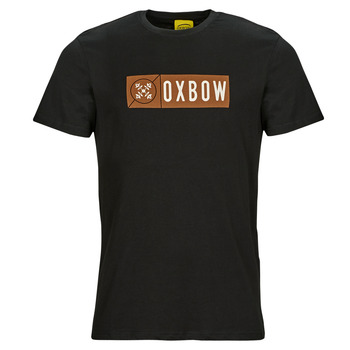 Textiel Heren T-shirts korte mouwen Oxbow TELLOM Zwart