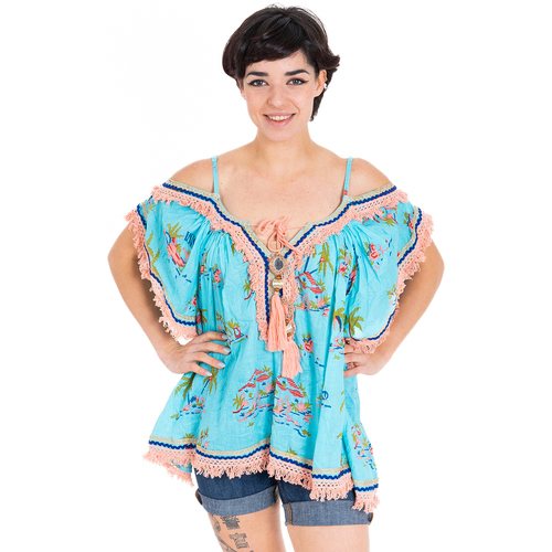 Textiel Dames Korte jurken Isla Bonita By Sigris Korte Jurk Groen