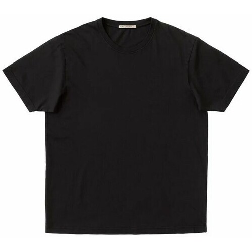 Textiel Heren T-shirts korte mouwen Nudie T-shirt  Uno Everyday Zwart
