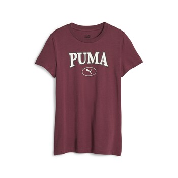 Textiel Meisjes T-shirts korte mouwen Puma PUMA SQUAD GRAPHIC TEE G Mauve