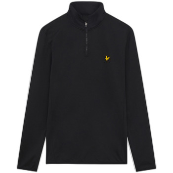 Textiel Heren Sweaters / Sweatshirts Lyle & Scott Sweatshirt zip 1/4  Tech Midlayer Zwart