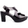 Schoenen Dames Sandalen / Open schoenen Kissia 450 Zwart