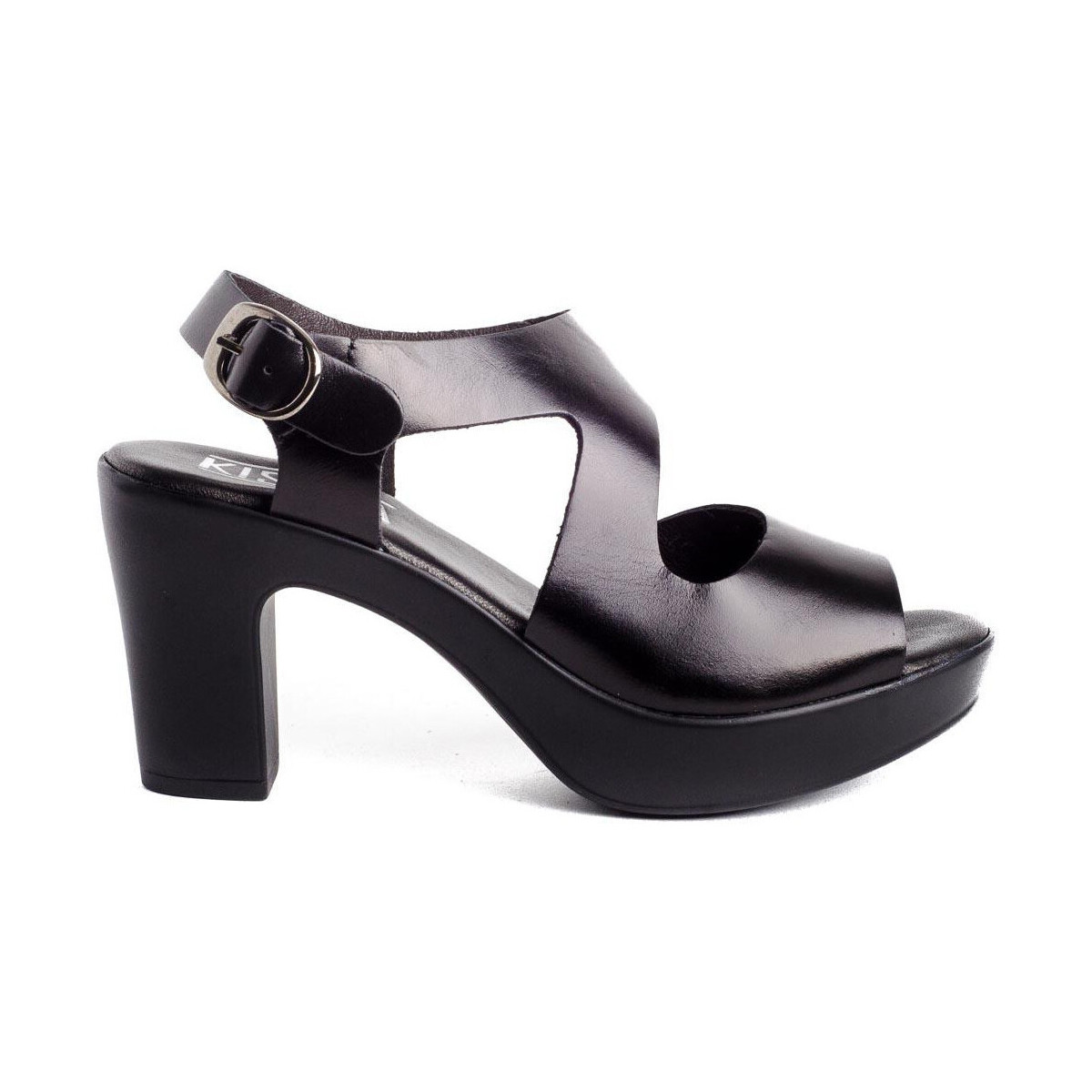 Schoenen Dames Sandalen / Open schoenen Kissia 450 Zwart