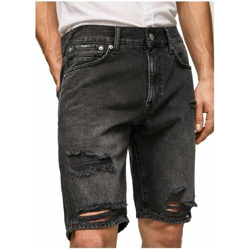 Textiel Heren Korte broeken / Bermuda's Pepe jeans  Zwart