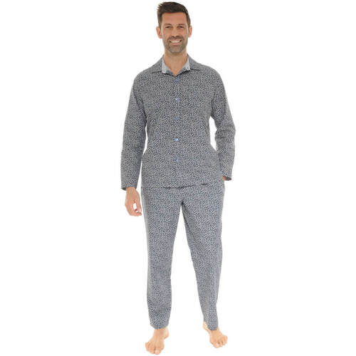 Textiel Heren Pyjama's / nachthemden Pilus XAO Blauw
