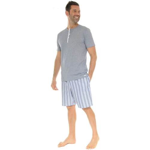 Textiel Heren Pyjama's / nachthemden Pilus XANTIS Blauw
