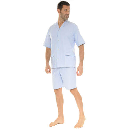 Textiel Heren Pyjama's / nachthemden Pilus XYLER Blauw