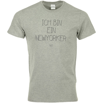 Textiel Heren T-shirts korte mouwen Civissum Ich Bin Ein Newyorker Tee Grijs