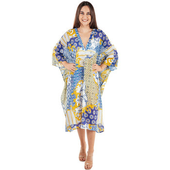 Textiel Dames Jurken Isla Bonita By Sigris Kaftan Blauw