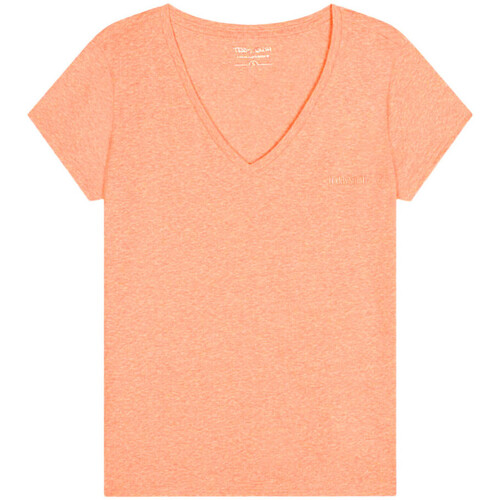 Textiel Dames T-shirts & Polo’s Teddy Smith  Orange